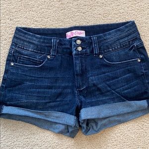 Candies high waist cuffed shorts Sz 5